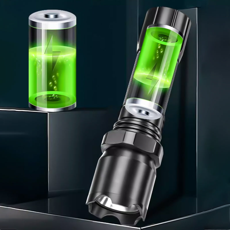 🎁Hot Sale 49% OFF⏳USB Chargeable Portable Outdoor Flashlight