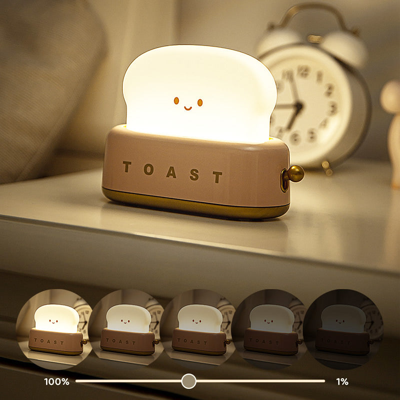🎁New Year Sale 49% OFF⏳Cute Desk Decor Toaster Night Lamp