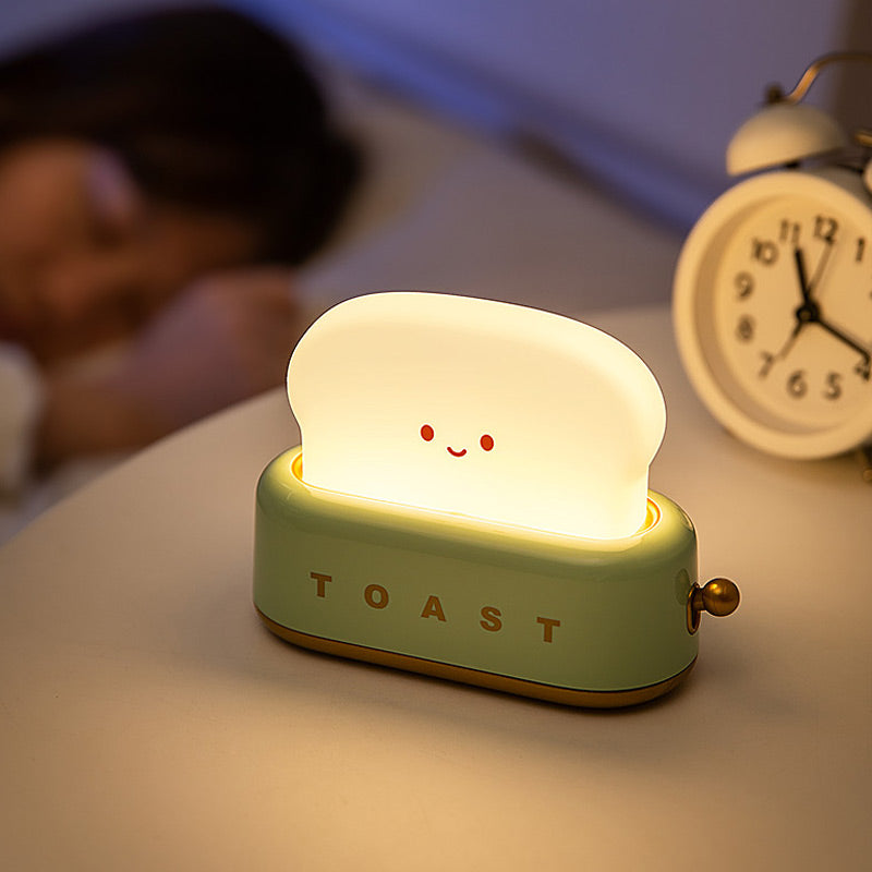 🎁New Year Sale 49% OFF⏳Cute Desk Decor Toaster Night Lamp