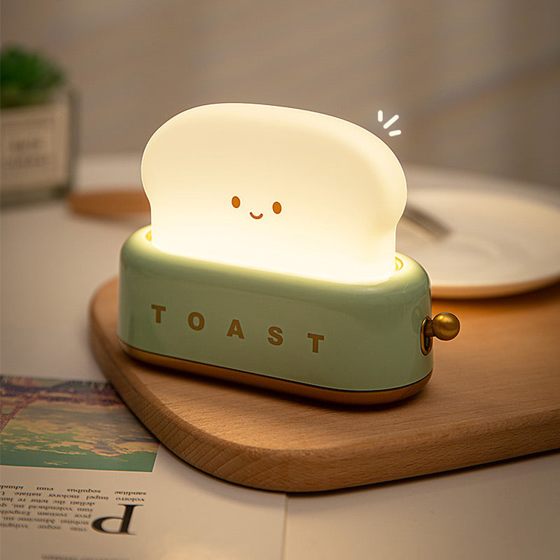 🎁New Year Sale 49% OFF⏳Cute Desk Decor Toaster Night Lamp