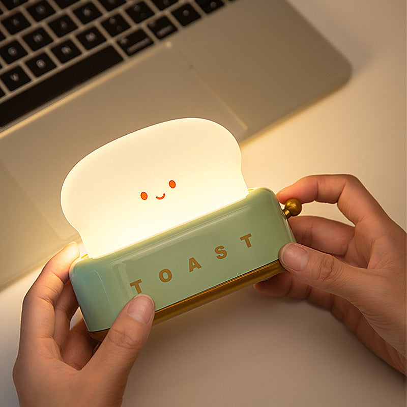 🎁New Year Sale 49% OFF⏳Cute Desk Decor Toaster Night Lamp