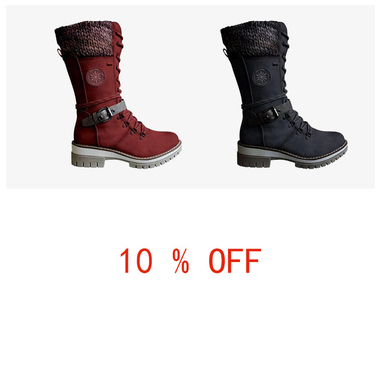 🎁Christmas 49% OFF⏳Women's Fashion Waterproof Warm Snow Boots - newbeew