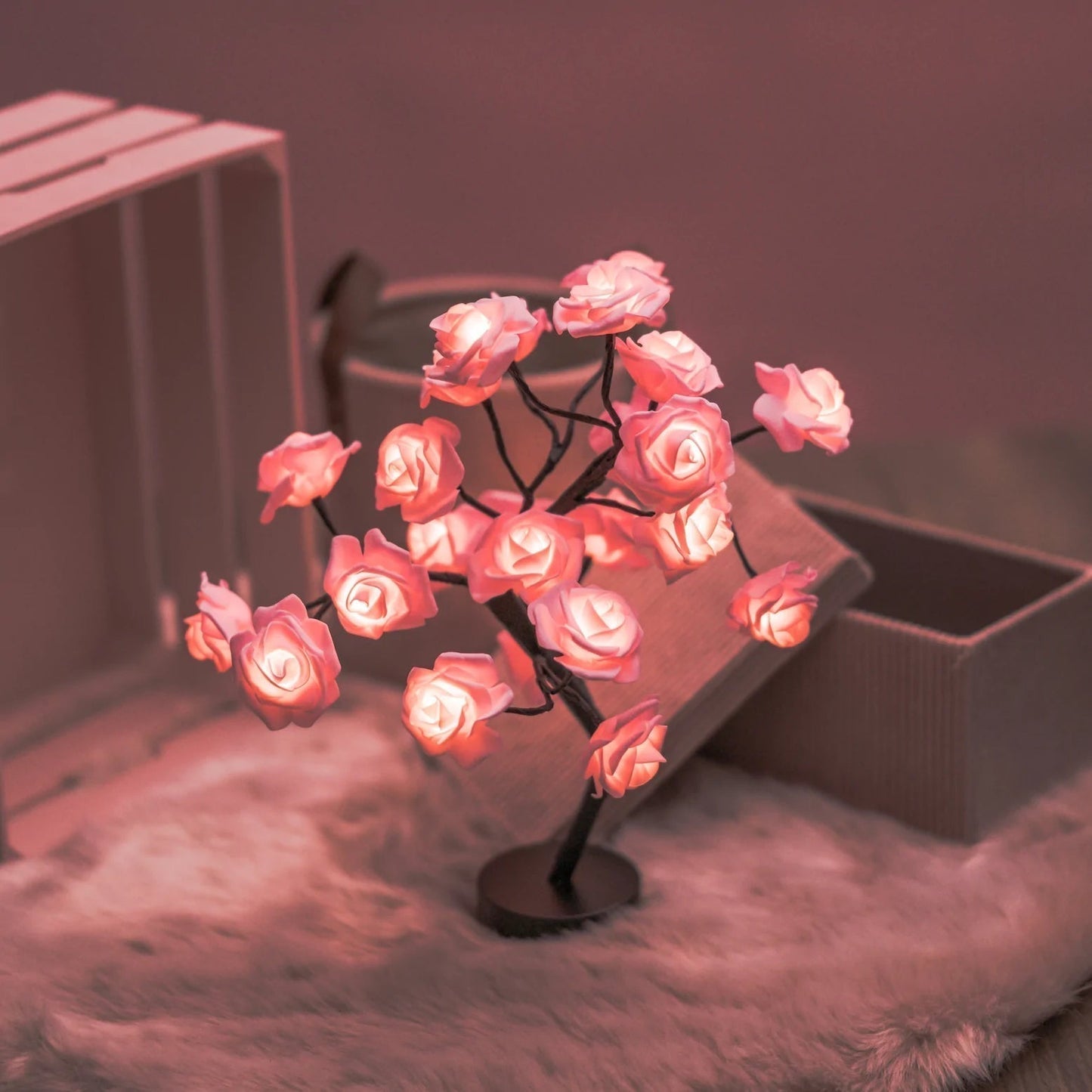 🎁New Year Sale 49% OFF⏳Forever Rose Tree Lights, Eternal Love