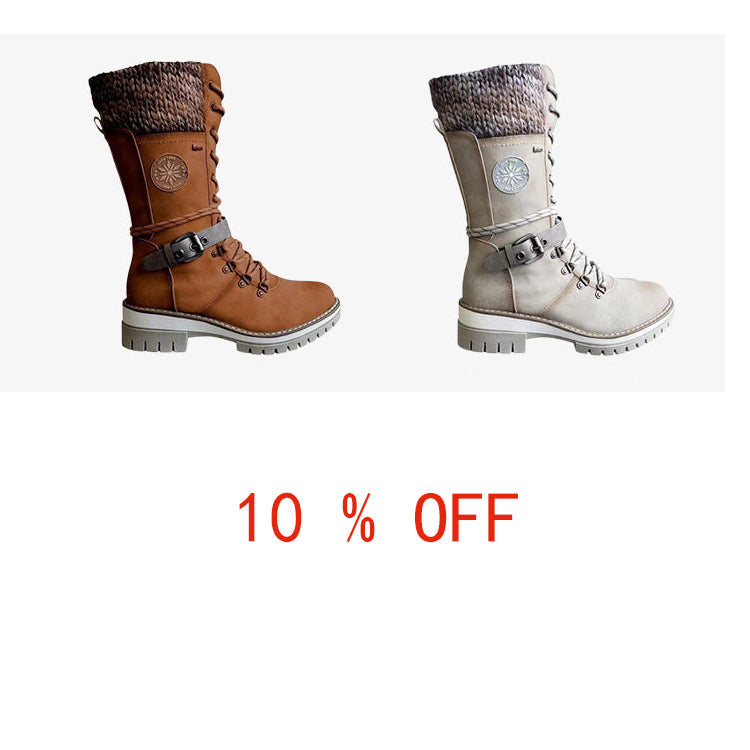 🎁Christmas 49% OFF⏳Women's Fashion Waterproof Warm Snow Boots - newbeew