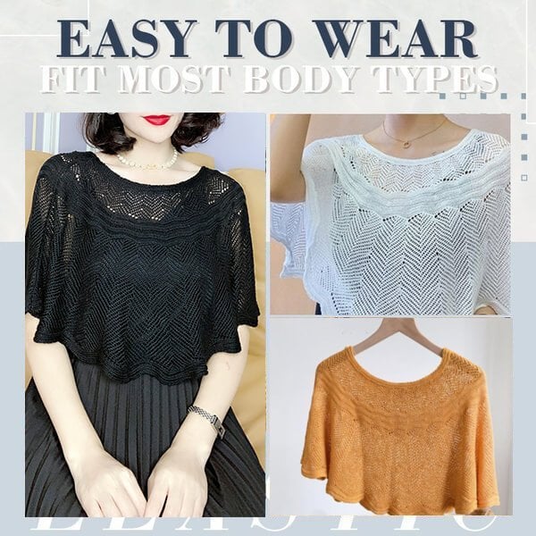 🎁Clearance Sale 49% OFF⏳Knitted Sun-proof Shawl🔥Free 1pc Gift Pearl Clip