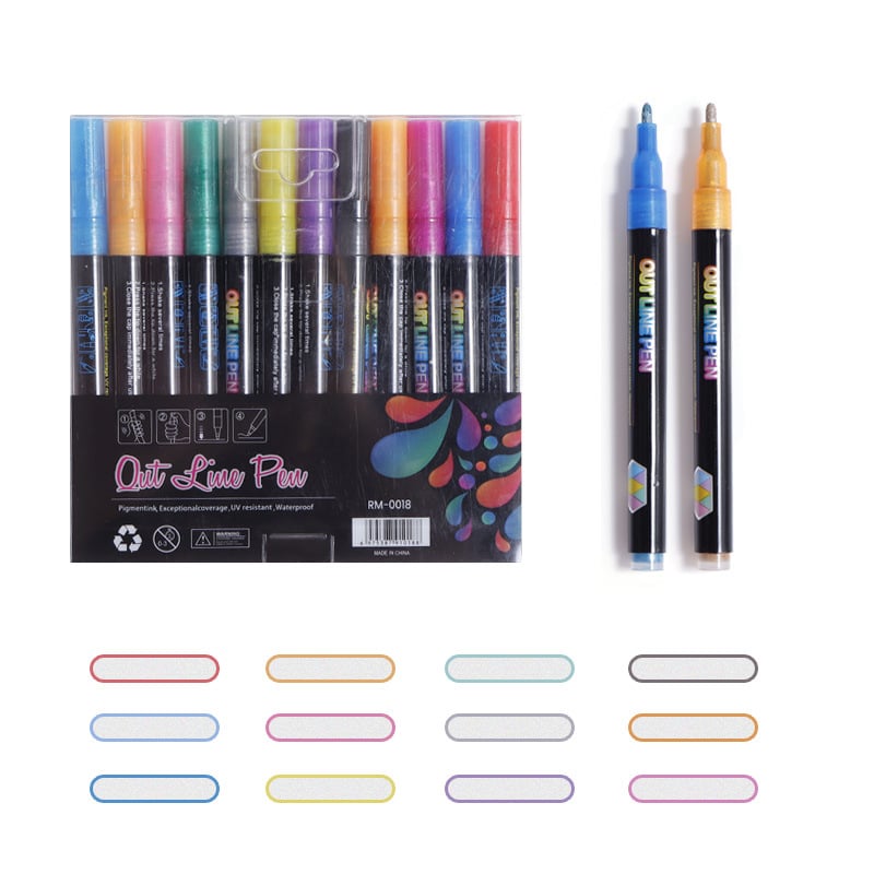 🎁Christmas 49% OFF⏳🖌2024 Best-Selling Dual-Line Highlighter - newbeew