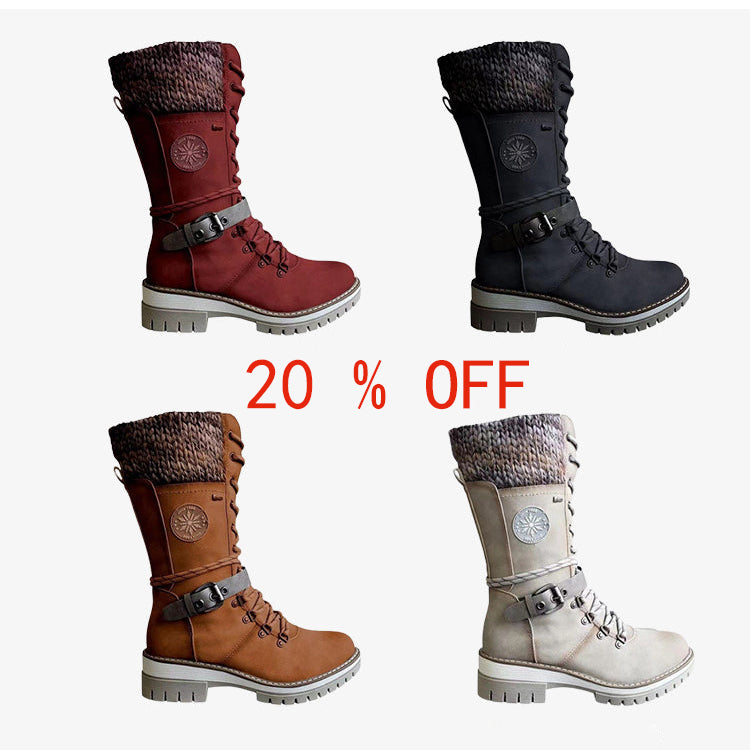 🎁Christmas 49% OFF⏳Women's Fashion Waterproof Warm Snow Boots - newbeew