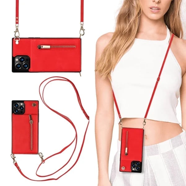 🎁New Year Sale 49% OFF⏳Crossbody wallet case for iPhone with card holder