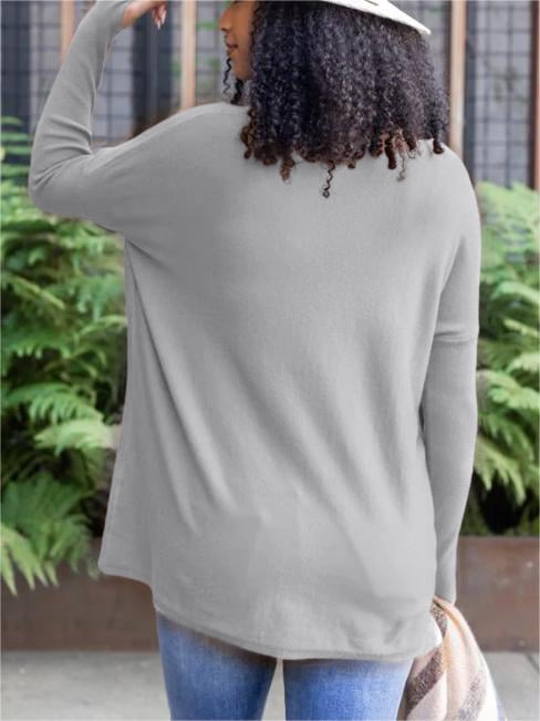 🎁Hot Sale 49% OFF⏳LONG SLEEVE THUMBHOLE SWEATER POCKET TUNIC