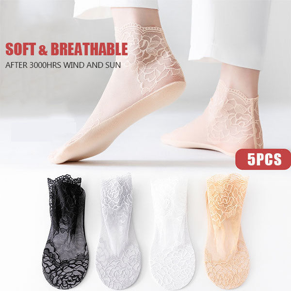 š„Buy 1 Free 3š„Ladies Fashion Lace Socks