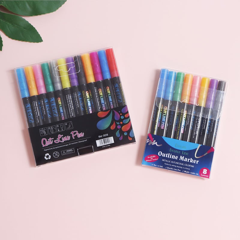 🎁Christmas 49% OFF⏳🖌2024 Best-Selling Dual-Line Highlighter - newbeew