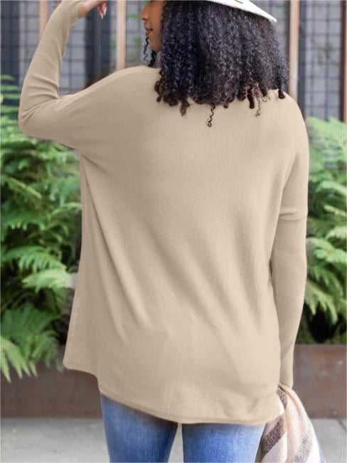 🎁Hot Sale 49% OFF⏳LONG SLEEVE THUMBHOLE SWEATER POCKET TUNIC