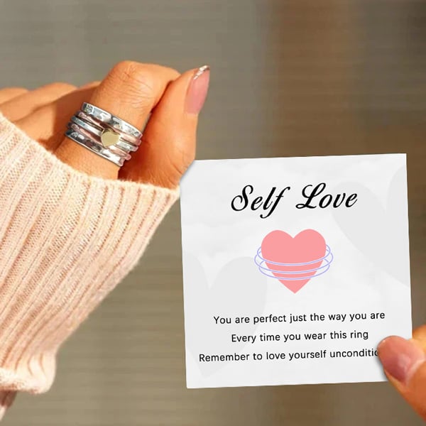 🎁Hot Sale 49% OFF⏳Self Love Spinner Heart Ring