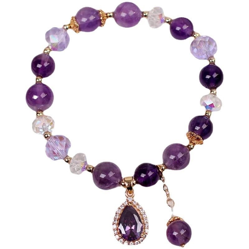 🎄Free Shipping🎁🎄Natural Amethyst Water Drop Bracelet ( 10 Styles ) - newbeew