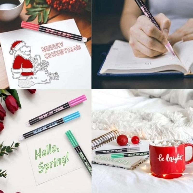 🎁Christmas 49% OFF⏳🖌2024 Best-Selling Dual-Line Highlighter - newbeew
