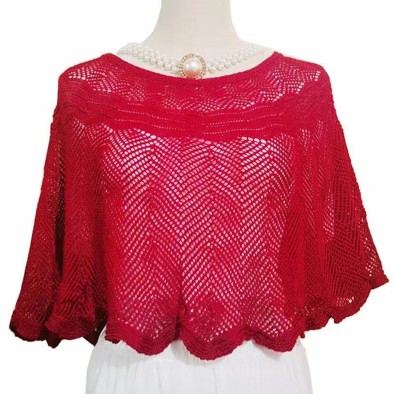 🎁Clearance Sale 49% OFF⏳Knitted Sun-proof Shawl🔥Free 1pc Gift Pearl Clip