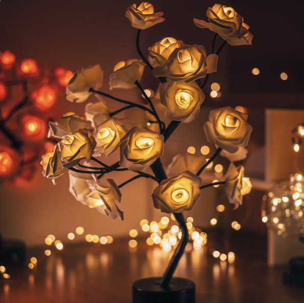 🎁New Year Sale 49% OFF⏳Forever Rose Tree Lights, Eternal Love
