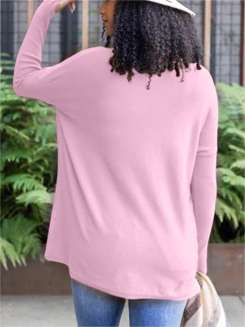 🎁Hot Sale 49% OFF⏳LONG SLEEVE THUMBHOLE SWEATER POCKET TUNIC
