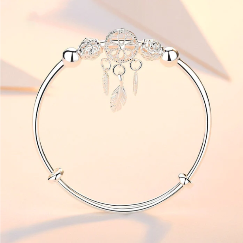 📿Dreamcatcher Bracelet SILVER (GIFT BOX) - newbeew