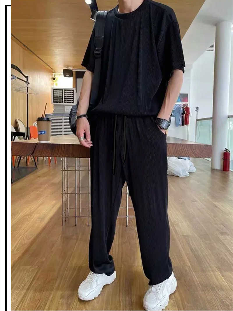 🎁Hot Sale 49% OFF⏳Men’s Loose Fashionable Long Sleeve 2-piece Set