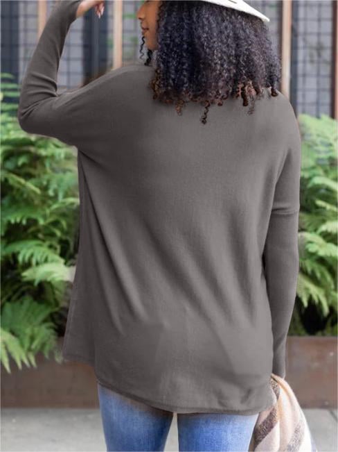🎁Hot Sale 49% OFF⏳LONG SLEEVE THUMBHOLE SWEATER POCKET TUNIC