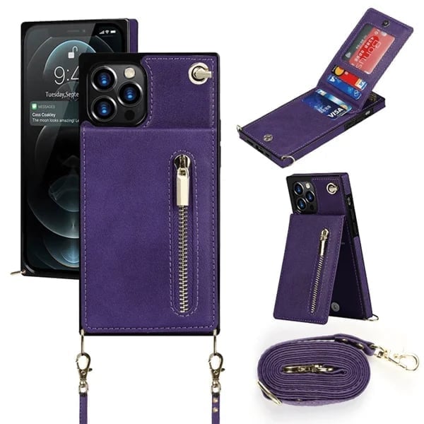🎁New Year Sale 49% OFF⏳Crossbody wallet case for iPhone with card holder