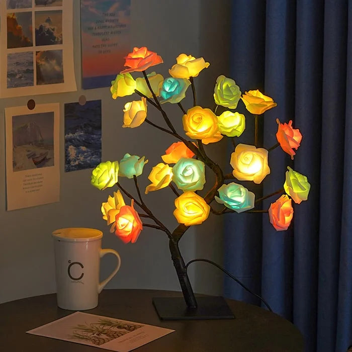 🎁New Year Sale 49% OFF⏳Forever Rose Tree Lights, Eternal Love