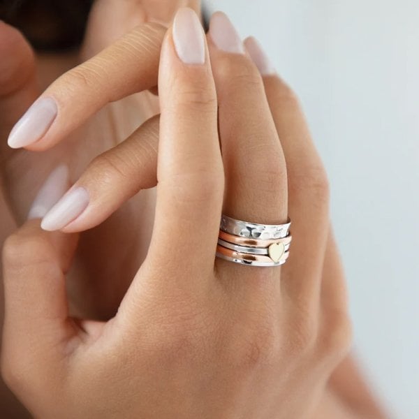 🎁Hot Sale 49% OFF⏳Self Love Spinner Heart Ring