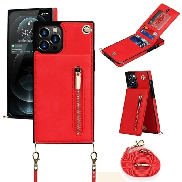 🎁New Year Sale 49% OFF⏳Crossbody wallet case for iPhone with card holder