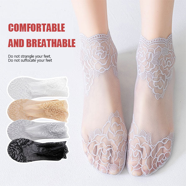 š„Buy 1 Free 3š„Ladies Fashion Lace Socks