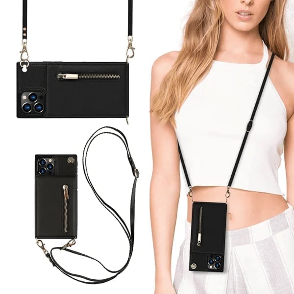 🎁New Year Sale 49% OFF⏳Crossbody wallet case for iPhone with card holder