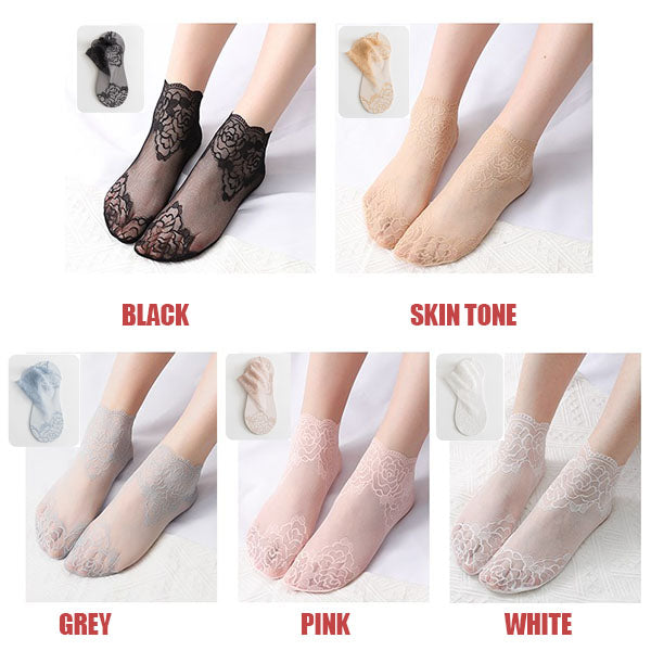 š„Buy 1 Free 3š„Ladies Fashion Lace Socks