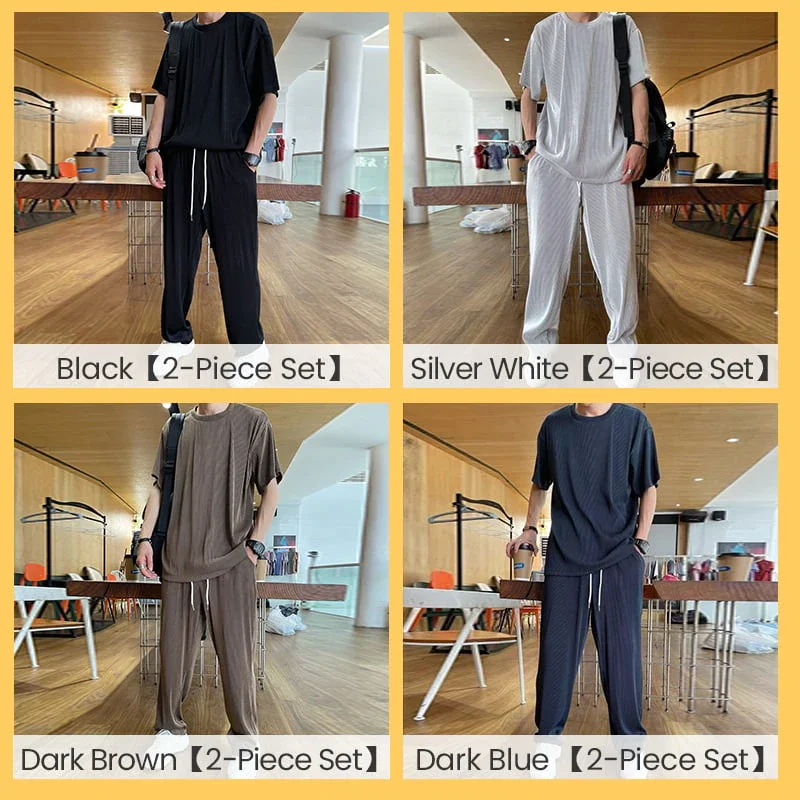 🎁Hot Sale 49% OFF⏳Men’s Loose Fashionable Long Sleeve 2-piece Set