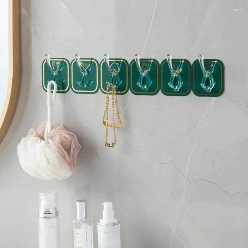 🎁Hot Sale 49% OFF⏳MULTIFUNCTIONAL TRANSPARENT 6 HOOKS