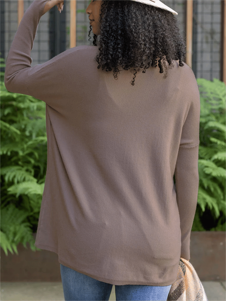 🎁Hot Sale 49% OFF⏳LONG SLEEVE THUMBHOLE SWEATER POCKET TUNIC