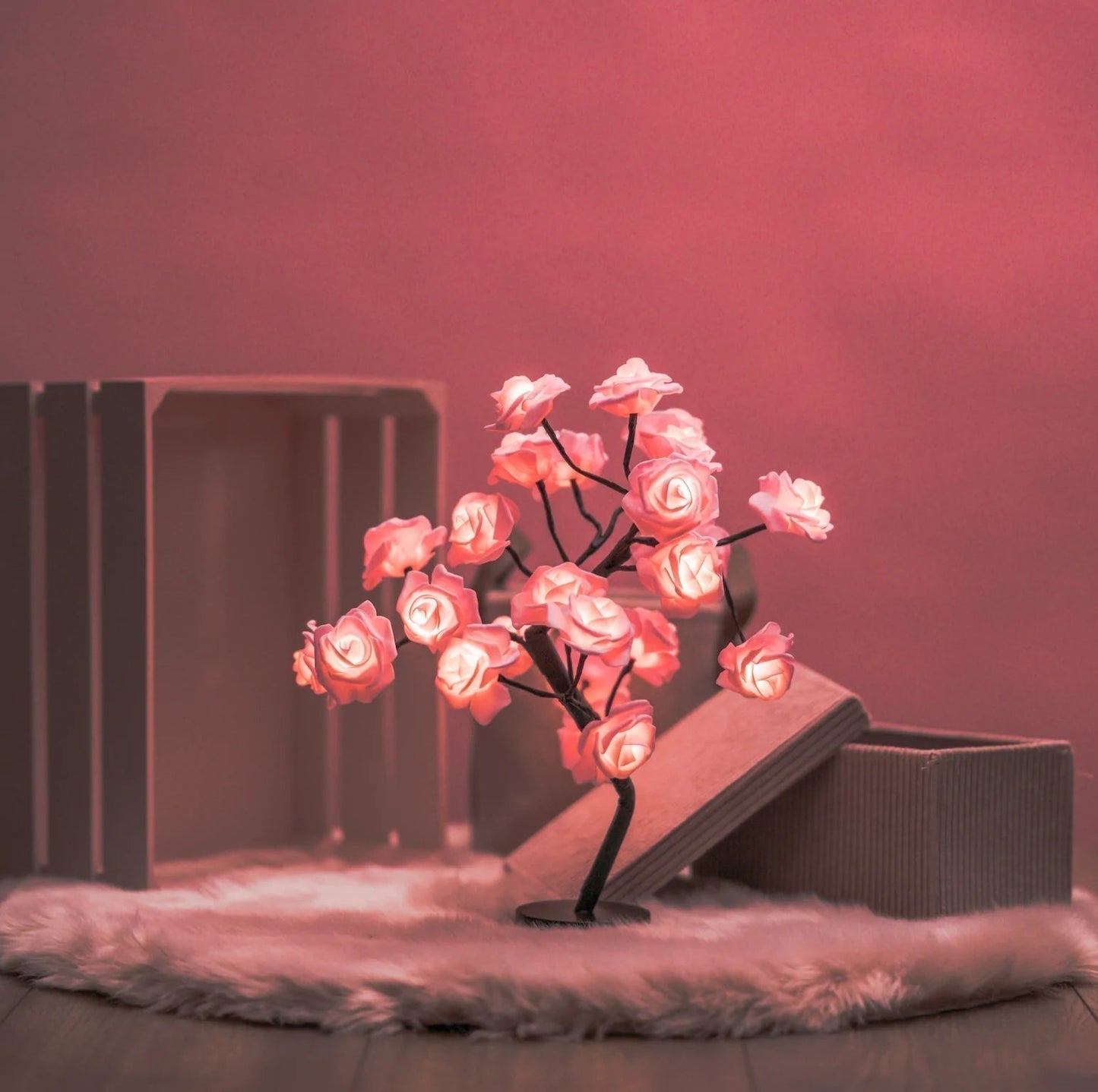 🎁New Year Sale 49% OFF⏳Forever Rose Tree Lights, Eternal Love