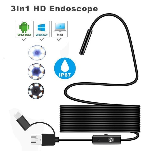 🎁Christmas 49% OFF⏳3 IN 1 USB endoscope (universal across all platforms) - newbeew