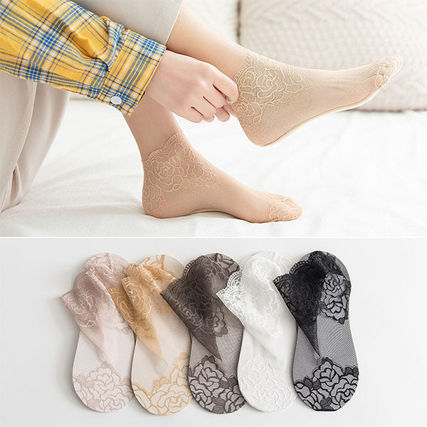 š„Buy 1 Free 3š„Ladies Fashion Lace Socks