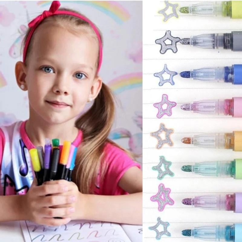 🎁Christmas 49% OFF⏳🖌2024 Best-Selling Dual-Line Highlighter - newbeew