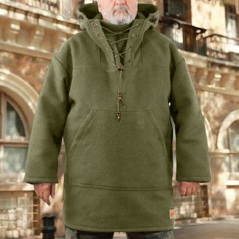🎁Christmas 49% OFF⏳Warm Wool Pullover Hooded Jacket - newbeew