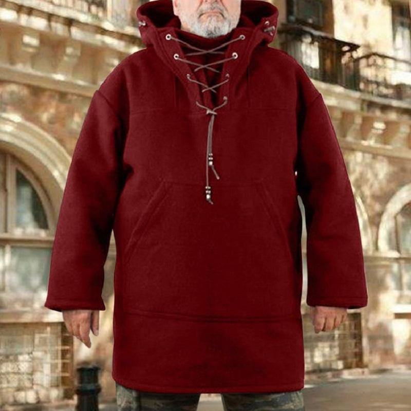 🎁Christmas 49% OFF⏳Warm Wool Pullover Hooded Jacket - newbeew