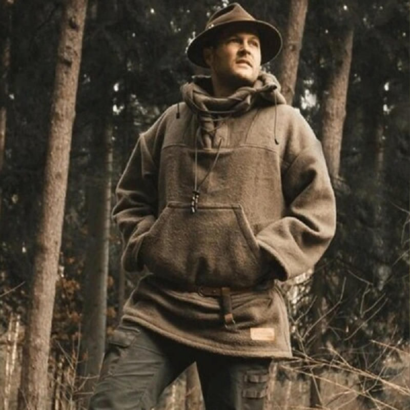 🎁Christmas 49% OFF⏳Warm Wool Pullover Hooded Jacket - newbeew