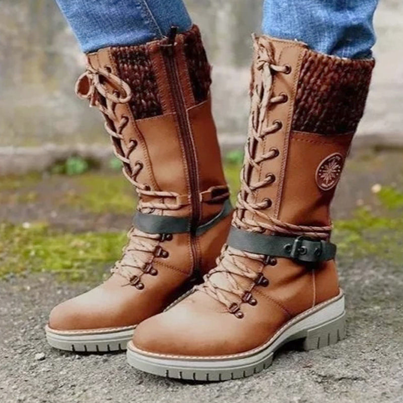 🎁Christmas 49% OFF⏳Women's Fashion Waterproof Warm Snow Boots - newbeew