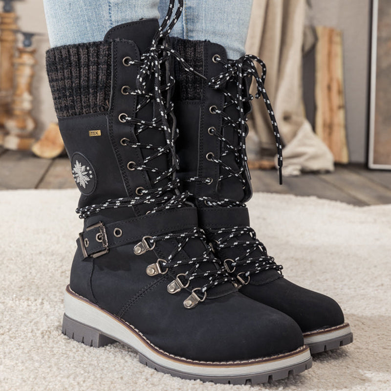 🎁Christmas 49% OFF⏳Women's Fashion Waterproof Warm Snow Boots - newbeew
