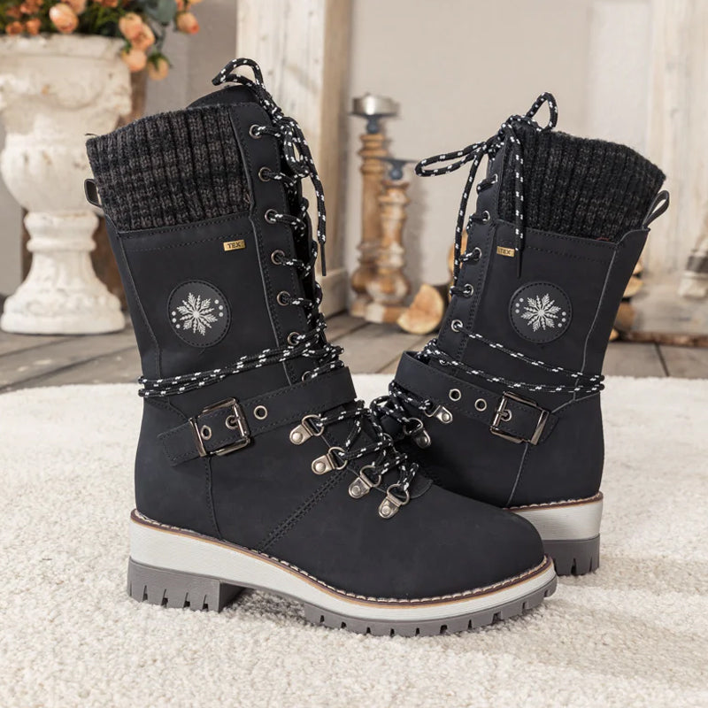 🎁Christmas 49% OFF⏳Women's Fashion Waterproof Warm Snow Boots - newbeew