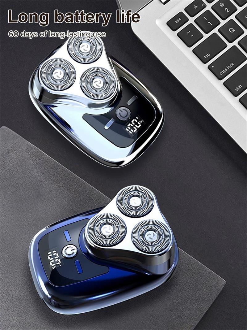 🎁Christmas 49% OFF⏳Digital Display Electric Shaver With Original Stone - newbeew
