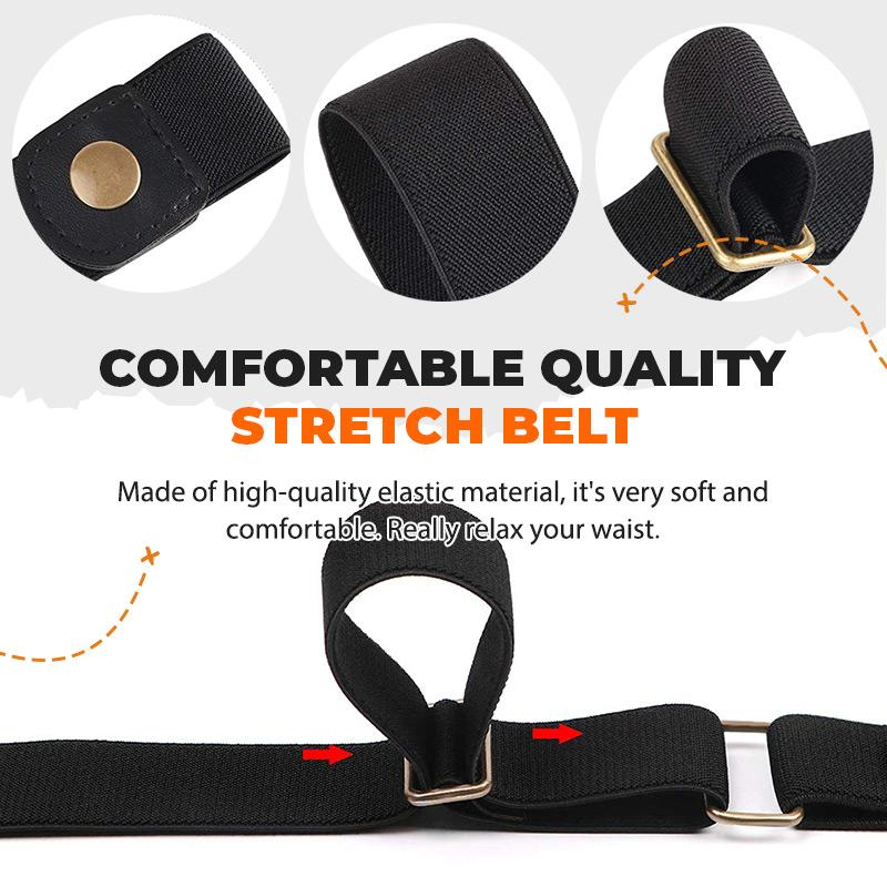 š„Buy 1 Free 2š„Buckle-free Invisible Elastic Waist Belts - newbeew