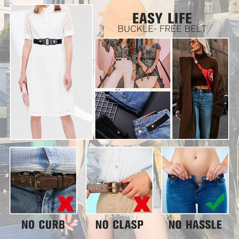š„Buy 1 Free 2š„Buckle-free Invisible Elastic Waist Belts - newbeew