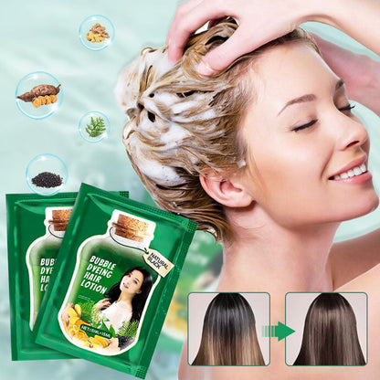 🎁Hot Sale 49% OFF⏳Plant Bubble Hair Dye Shampoo