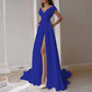 🎁Limited time 40% OFF⏳Women's V-Neck Side Slit Elegant High Waist Dresses
